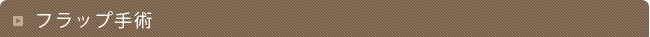 フラップ手術